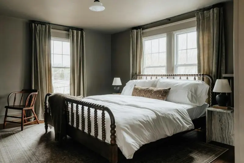 Phòng ngủ với phong cách Vintage hoài cổ, nội thất và decor ấm áp