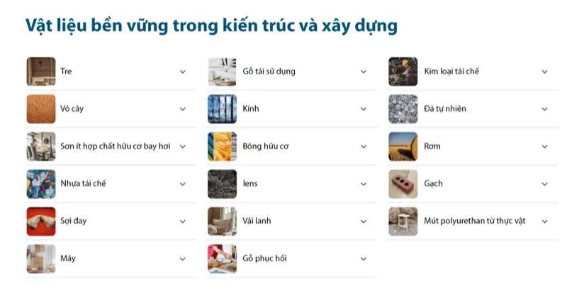 Vật liệu bền vững, thân thiện với môi trường trong thiết kế tầng trệt.