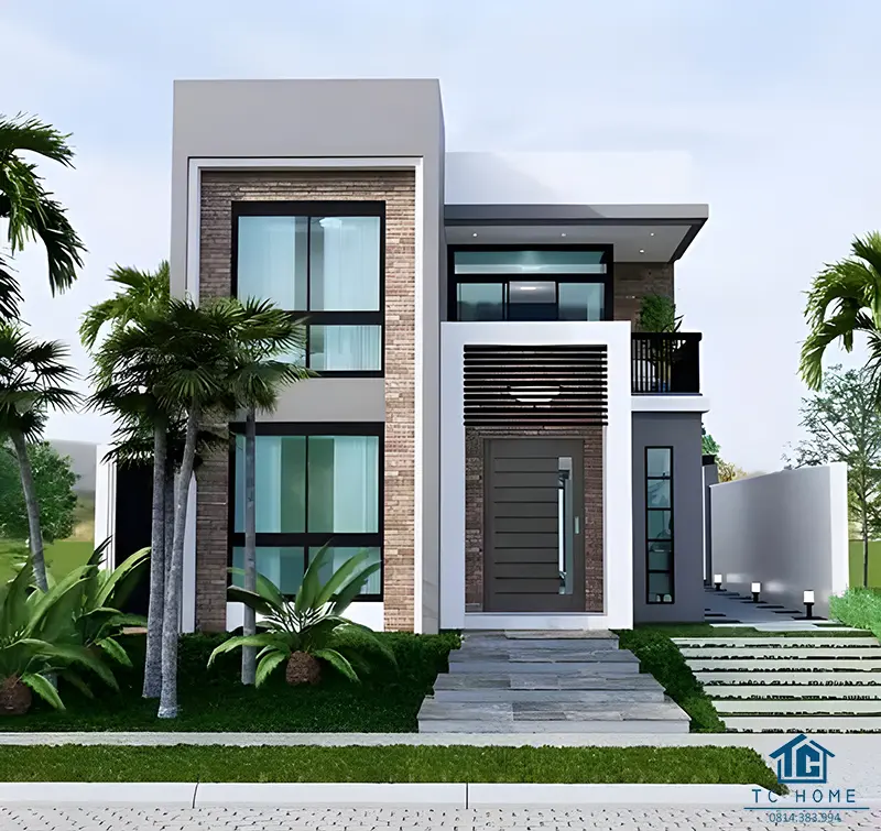 Mẫu nhà hiện đại 2 tầng