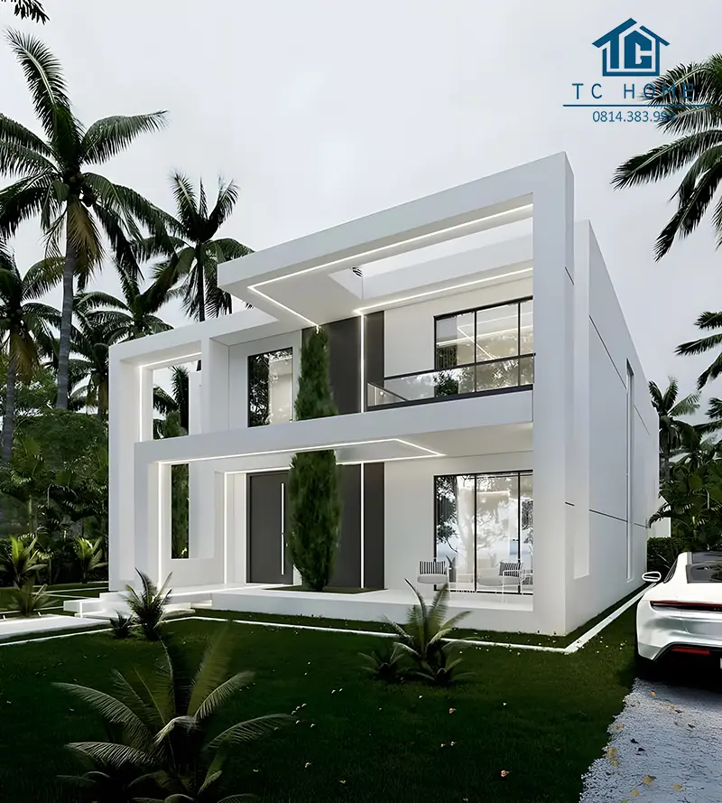 Mẫu nhà hiện đại tối giản