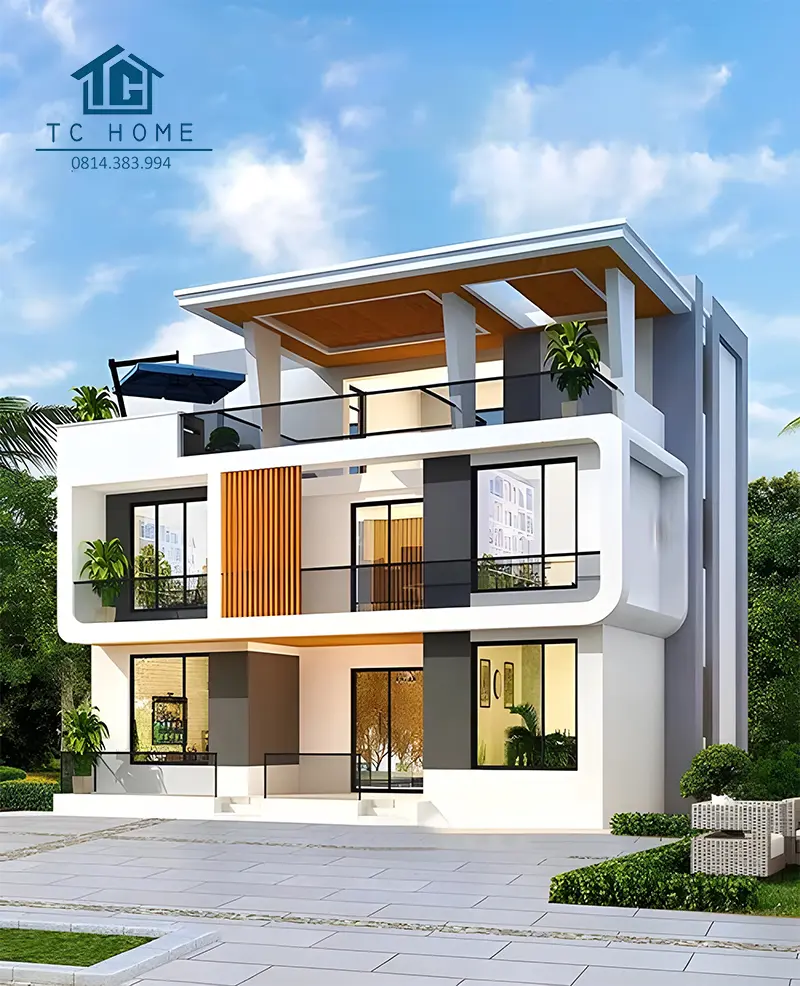 Nhà với thiết kế thông minh hiện đại