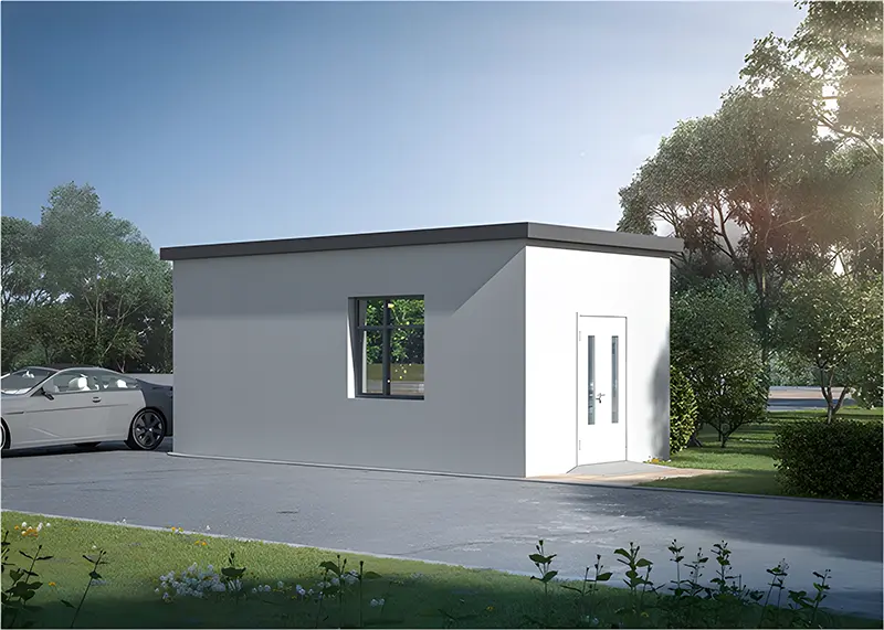 Nhà lắp ghép 100 triệu 1 tầng, thiết kế tối giản, công năng tối ưu