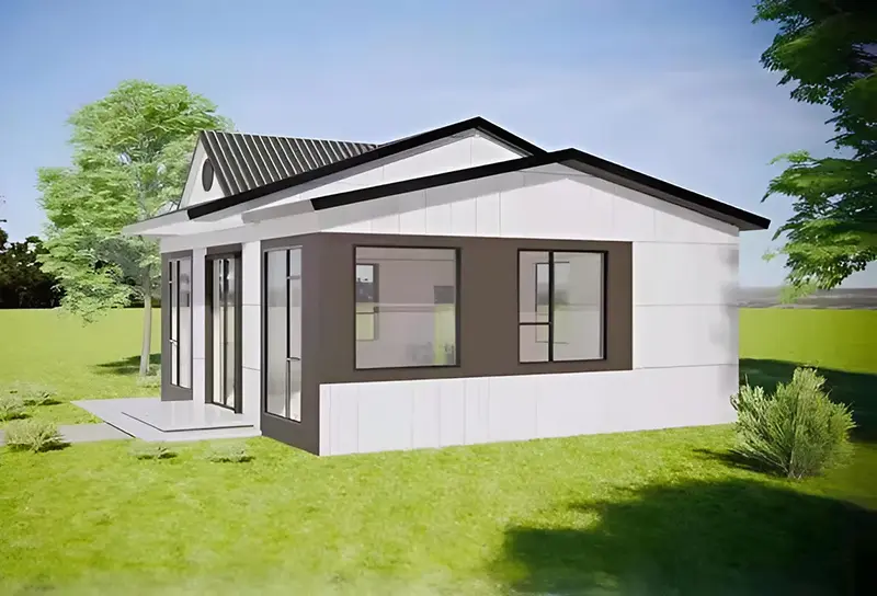 Mẫu nhà lắp ghép 200 triệu 2 phòng ngủ