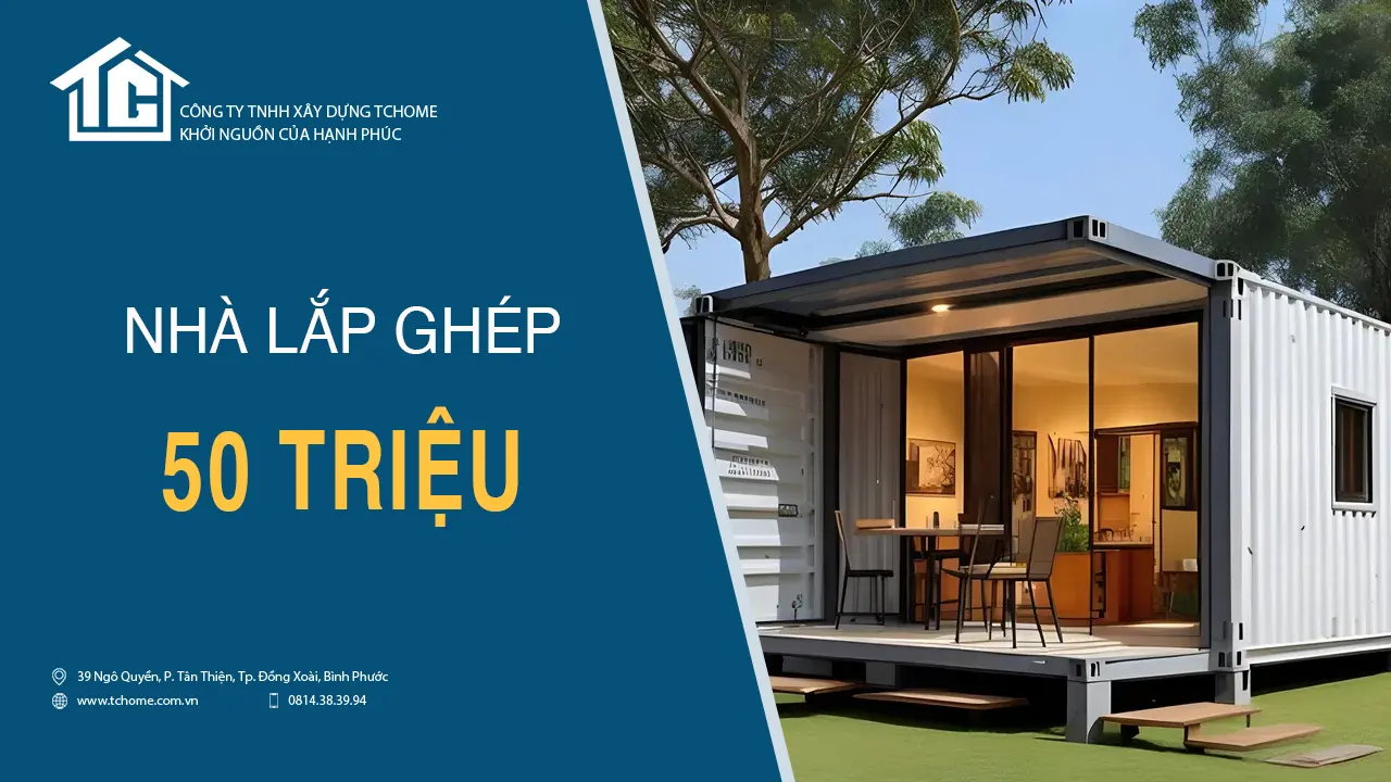 Nhà lắp ghép 50 triệu tại Bình Phước