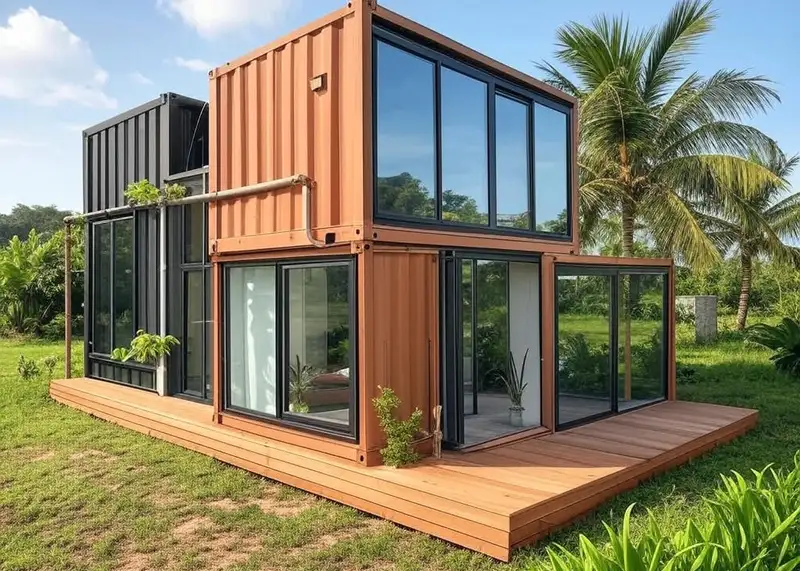 Nhà ở dân dụng lắp ghép đẹp