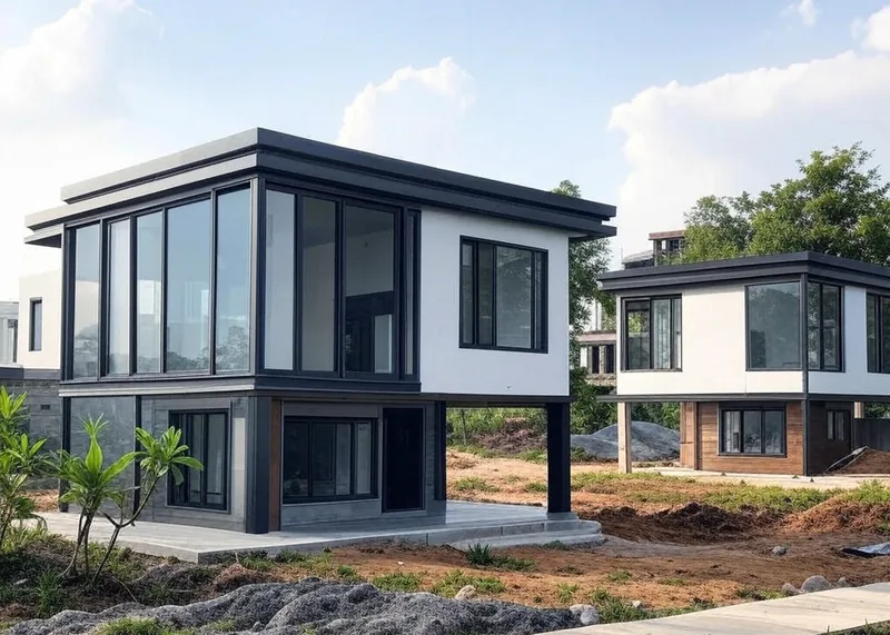 Nhà lắp ghép ứng dụng cho homestay và resort mini