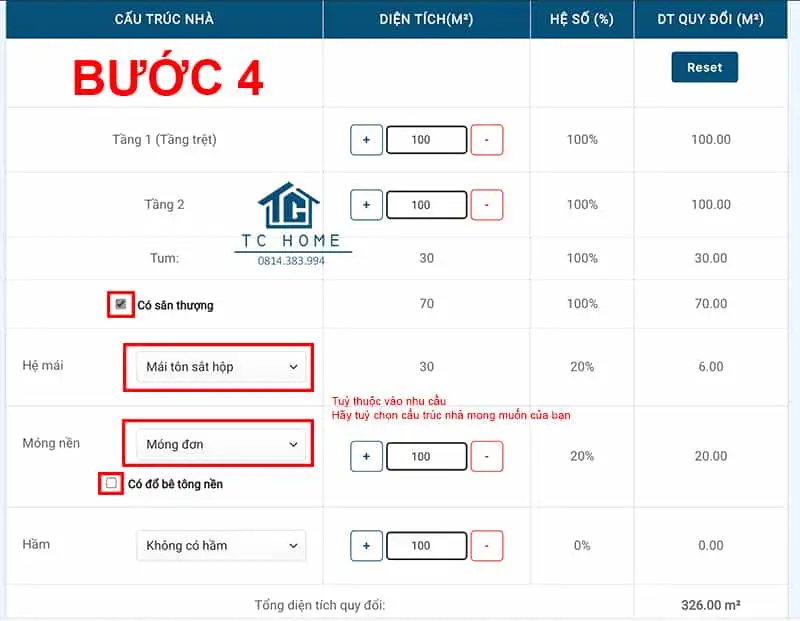 Hướng dẫn sử dụng công cụ - Bước 4