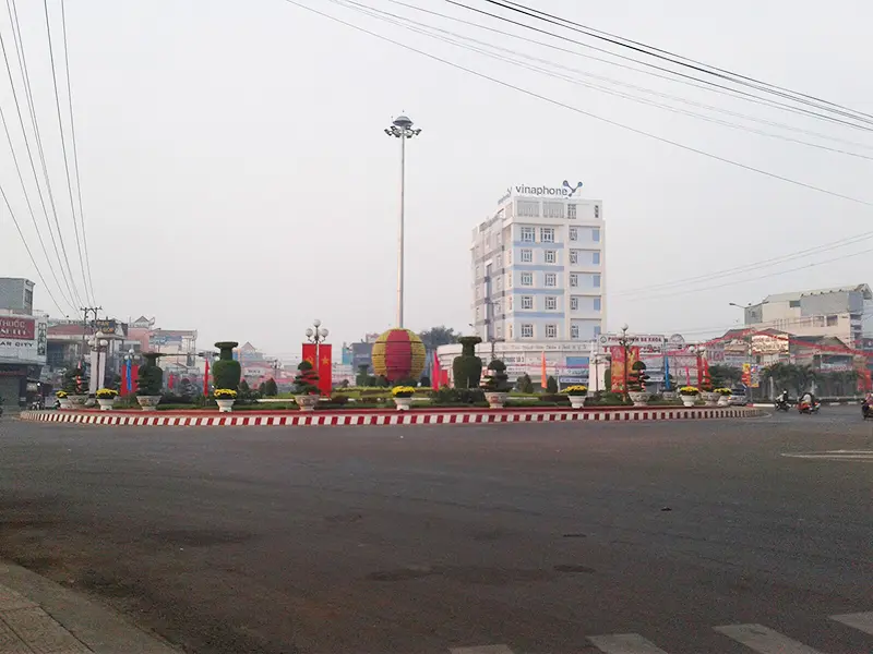 Ngã tư tại phường Bình Phước tỉnh Đồng Nai