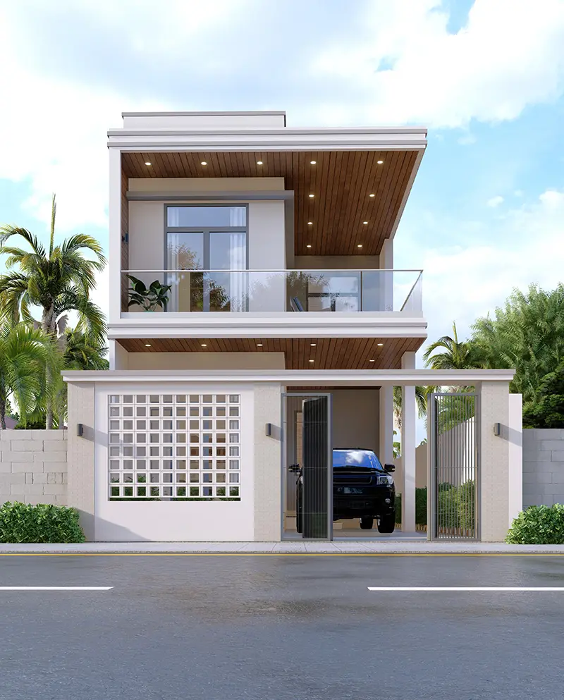 Xây dựng nhà phố hiện đại, phổ biến tại Bình Phước