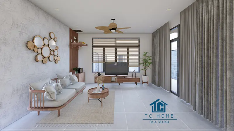 Thiết kế nhà ở hiện đại tiện nghi không gian mở tại Chơn Thành