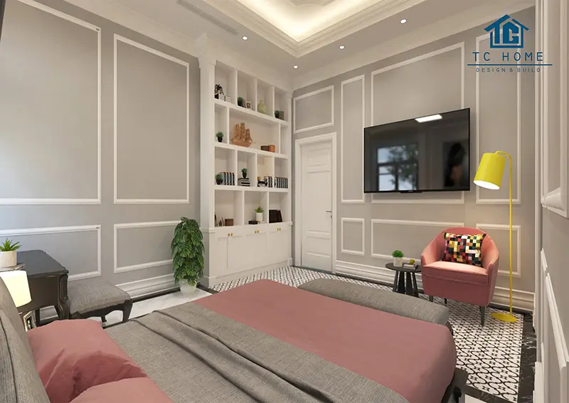 Tối ưu không gian lưu trữ với tủ âm tường