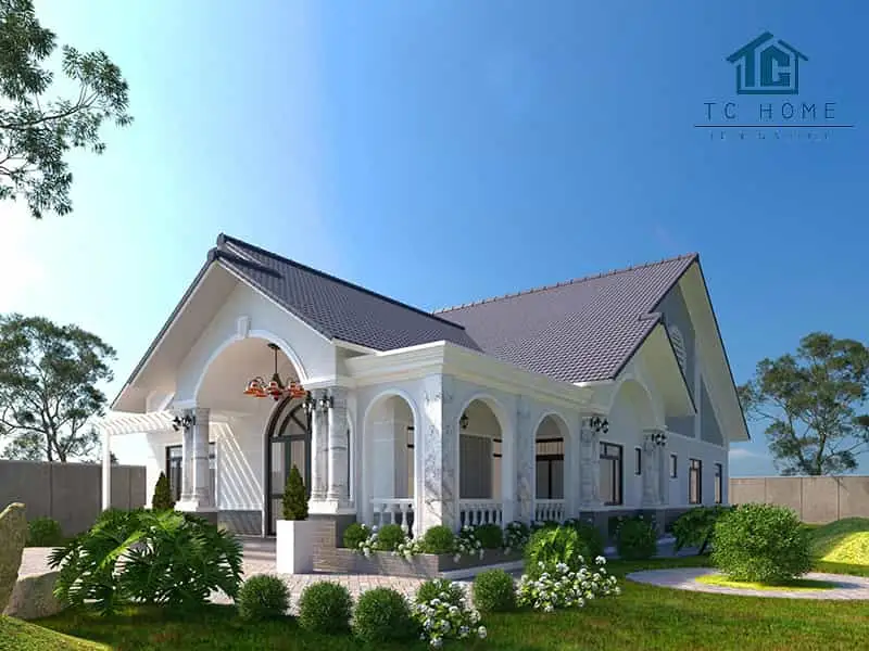 Xây nhà trọn gói Đồng Nai mẫu nhà mái thái