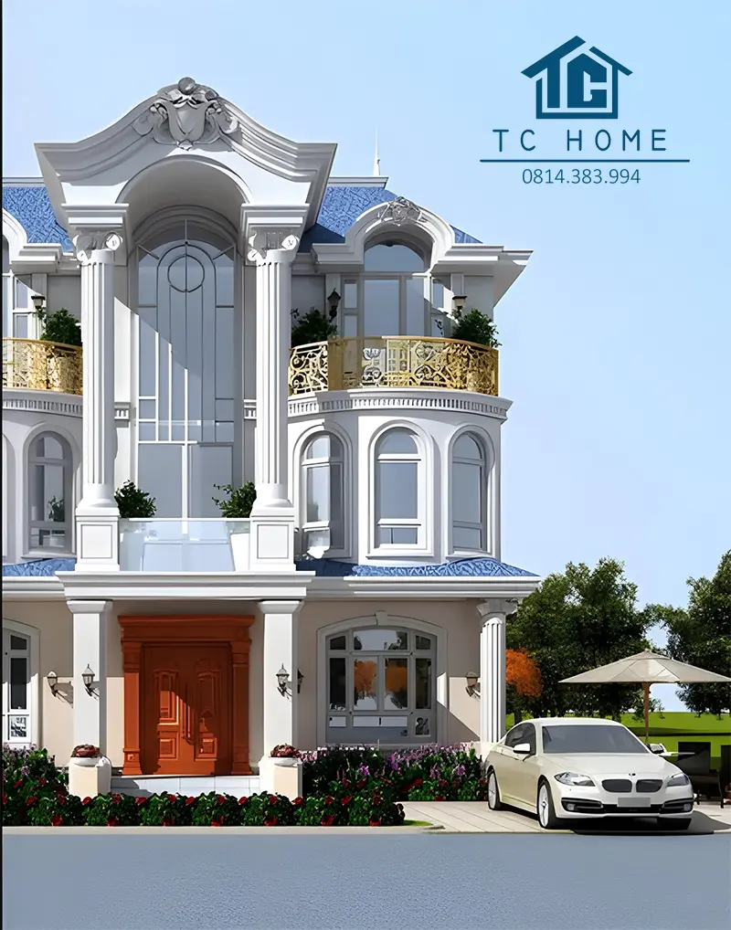 Xây nhà trọn gói Đồng Nai mẫu nhà cổ điển